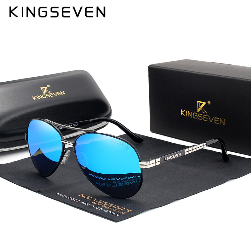 Polarizované sluneční brýle KINGSEVEN s novým designem pro muže s ochranou proti UV záření UV400 HD