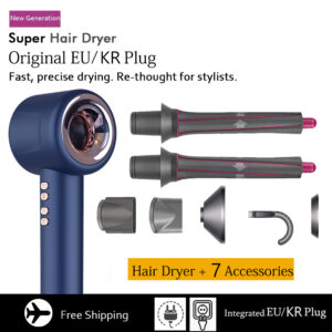 Bezlistý vysoušeč vlasů Negative Ion vlasová péče Professinal Quick Dry 220V Home Výkonný vysoušeč vlasů Elektrický vysoušeč vlasů Constant Anion