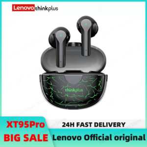 Lenovo XT95 Pro Bluetooth sluchátka 9D HIFI zvuk voděodolná sportovní TWS bezdrátová sluchátka s mikrofonem pro iPhone Xiaomi sluchátka