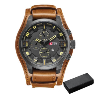 Luxusní pánské sportovní hodinky Móda Casual Business Quartz Watch Date Vodotěsné náramkové hodinky Relogio Masculino