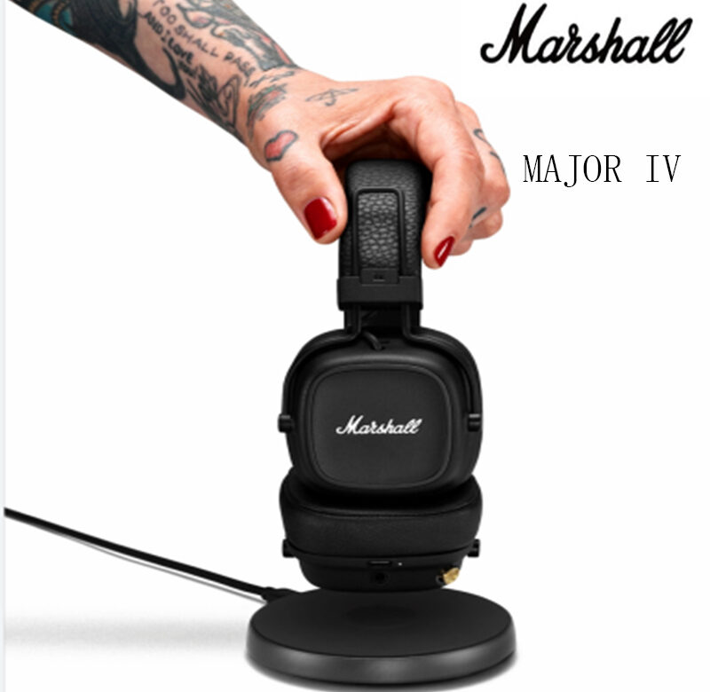 Marshall MAJOR IV Bezdrátová sluchátka Bluetooth Bezdrátová sluchátka Hluboké basy Skládací sportovní herní sluchátka s mikrofonem