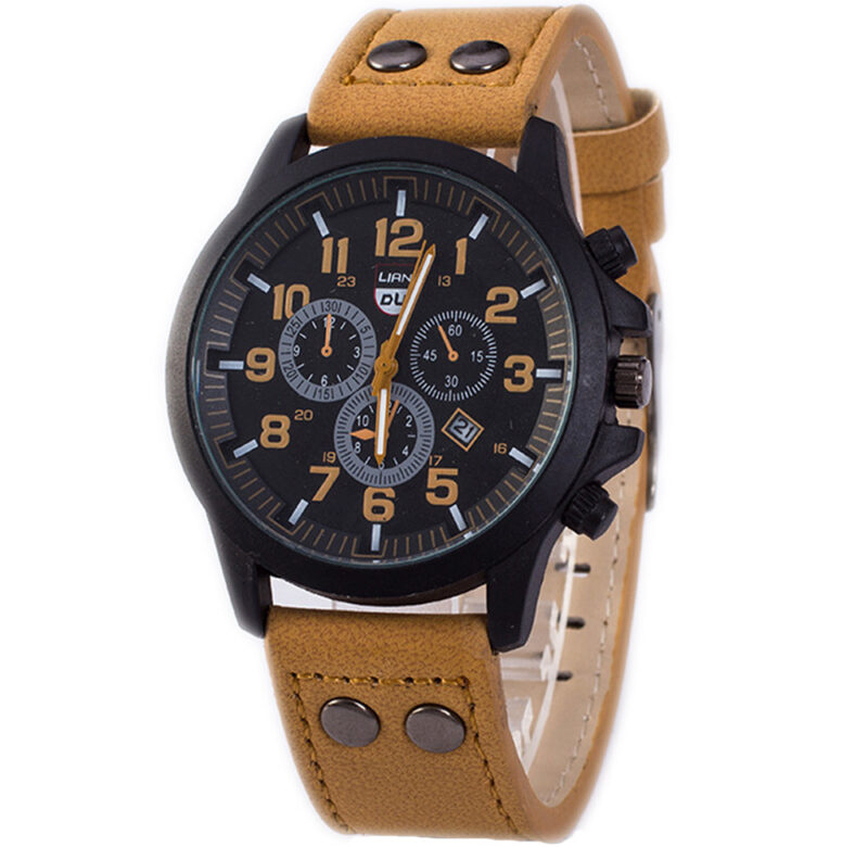 Pánské hodinky Quartz Móda Jednoduchý Business Belt Quartz Watch Pánské hodinky Studentské náramkové hodinky