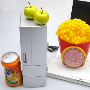 Mini přenosný chladič/ohřívač Lednička Lednička Lednička Nápojové plechovky na nápoje USB Lednice Chladič napájení pro notebooky USB Gadgets