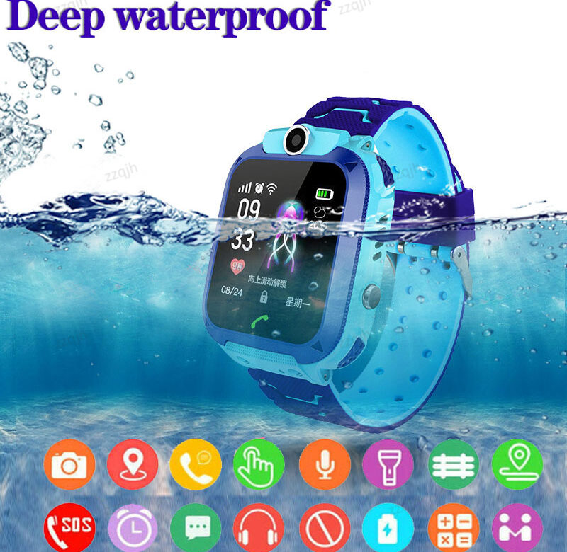 Nové dětské chytré hodinky Dětské hodinky na telefon Chytré hodinky pro chlapce Dívky se SIM kartou foto vodotěsné IP67 dárek pro IOS Android