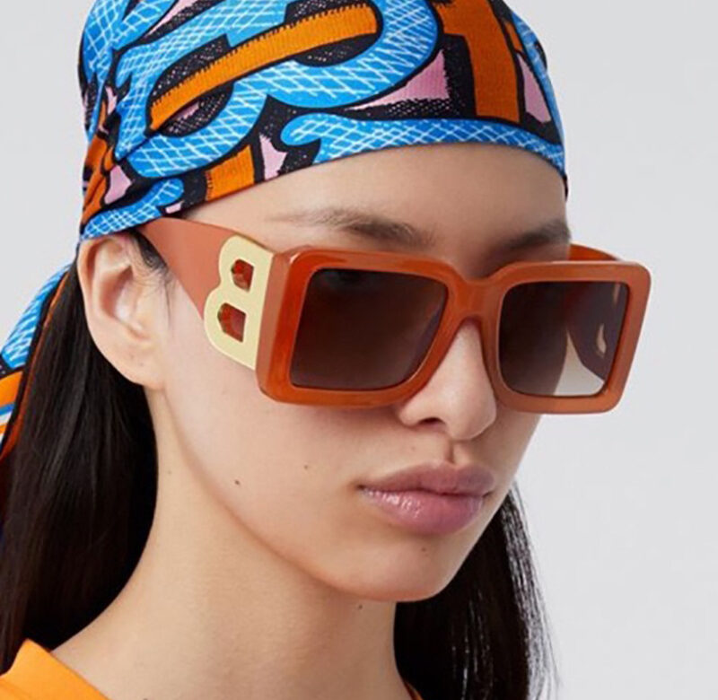Nová móda Oversized The Letter B Square Luxury Trend Sluneční brýle Ženy Muži Retro obdélníkové sluneční brýle gafas de sol Trendy