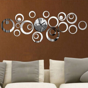 Nové křemenné nástěnné hodiny Moderní design Reloj De Pared Velké dekorativní hodiny 3d Diy Akrylové zrcadlo Obývací pokoj