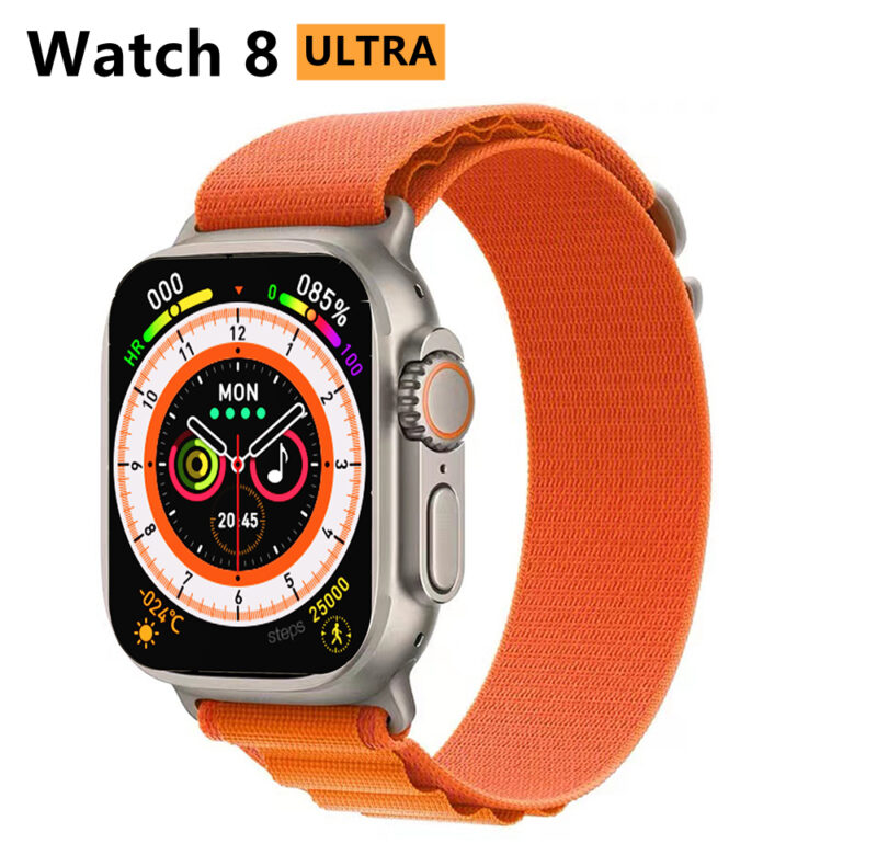 Nové chytré hodinky Ultra 8 NFC GPS Track 49mm Muži Dámské Chytré hodinky řady 8 Teploměr BluetoothCall Vodotěsné sportovní pro Apple