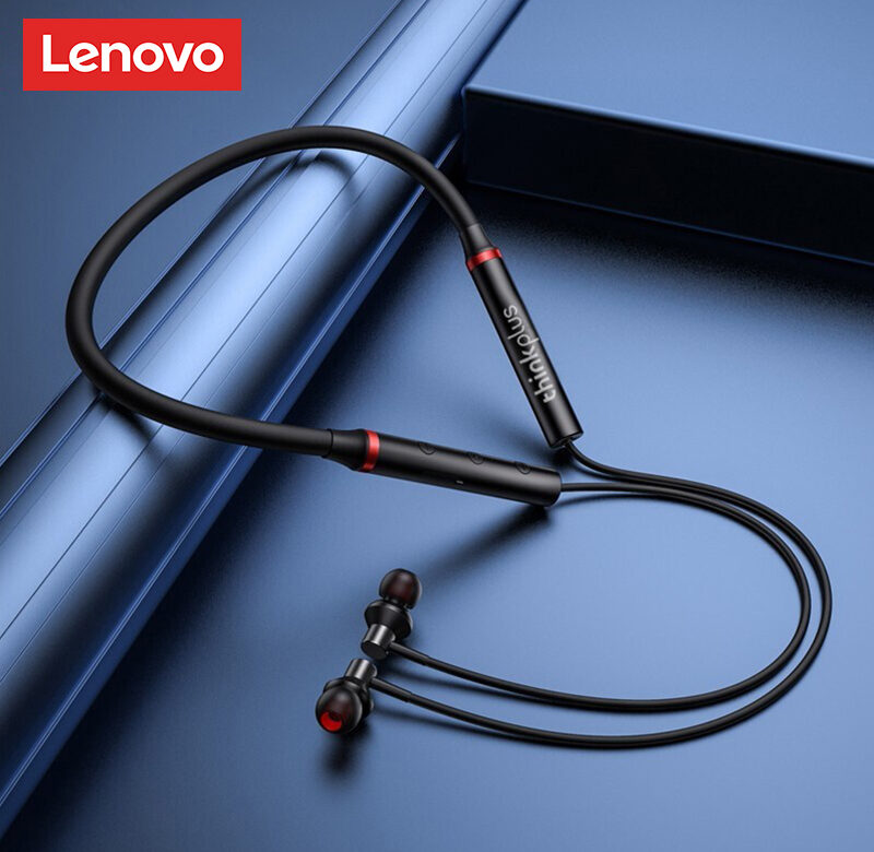 Originální sluchátka Lenovo HE05X Bluetooth sluchátka Vodotěsné špunty do uší HIFI Sound Magnetický pásek na krk Headset Sportovní sluchátka