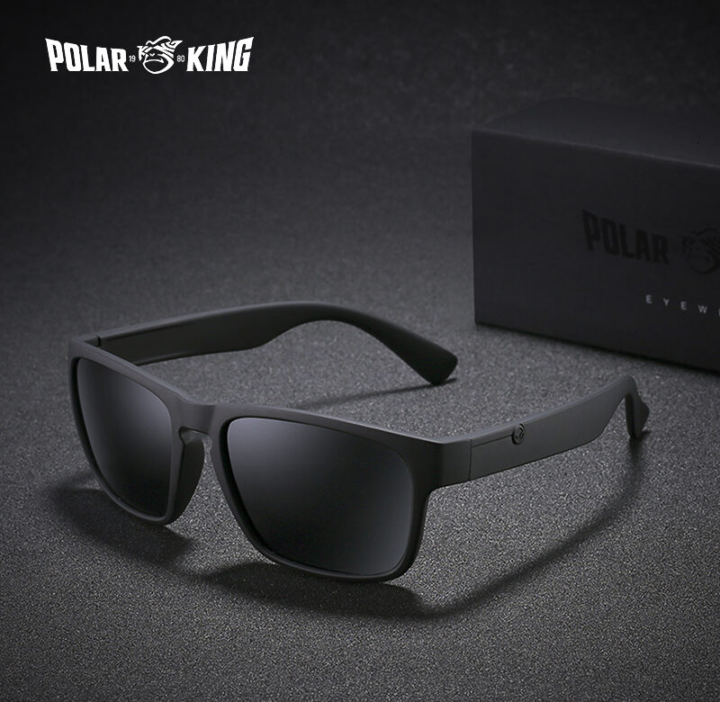 Polarizované sluneční brýle značky POLARKING Pro muže Plastové Oculos de sol Pánská móda Čtvercové řidičské brýle Cestovní sluneční brýle