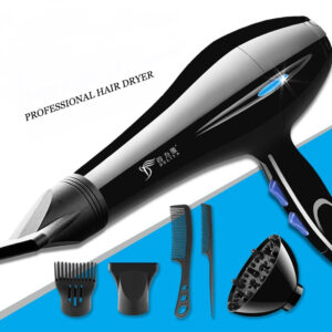 Profesionální vysoušeč vlasů Silný výkon Quick Dry Barber Salon Stylingové nástroje Horký studený vzduch 5 rychlostní nastavení Elektrický fén na vlasy