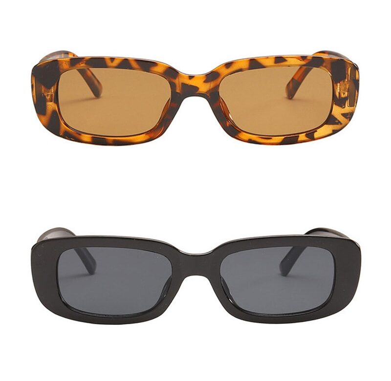 Retro čtvercové sluneční brýle Nová móda Sluneční brýle s malým rámem 18059 Trendy Pánské a Dámské Sluneční brýle Instafamous Street Style