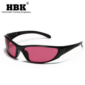 Retro sluneční brýle Y2K zahraniční obchod Řidičské brýle ve stylu hip hopu Steampunkové brýle Gothic Oculos De Sol UV400
