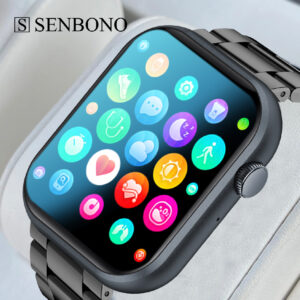SENBONO 2023 Pánské chytré hodinky Bluetooth Vlastní ciferník Hodinky na volání Sportovní Vodotěsné chytré hodinky Pánské Dámské+BOX pro IOS Android Xiaomi
