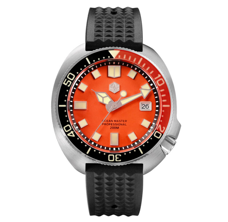 San Martin Men Automatic Watch Limited Vojenské mechanické náramkové hodinky Potápěčské 200M Vodotěsné Sportovní Luminous Sapphire Luminous NH35