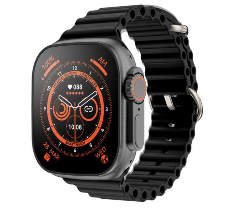 Chytré hodinky Pánské Dámské T800 Ultra-Series 8 Bezdrátové nabíjení Bluetooth kompatibilní Monitorování hovorů Muži Dámský Fitness náramek