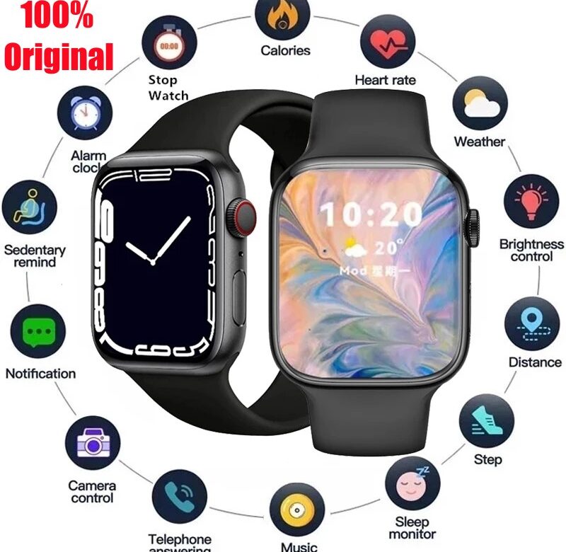 Chytré hodinky i8 Pro Max Odpovědět Volejte Sport Fitness Tracker Vlastní ciferník Chytré hodinky Muži Ženy Dárek Pro Apple Telefon PK IWO 27 X8 T500