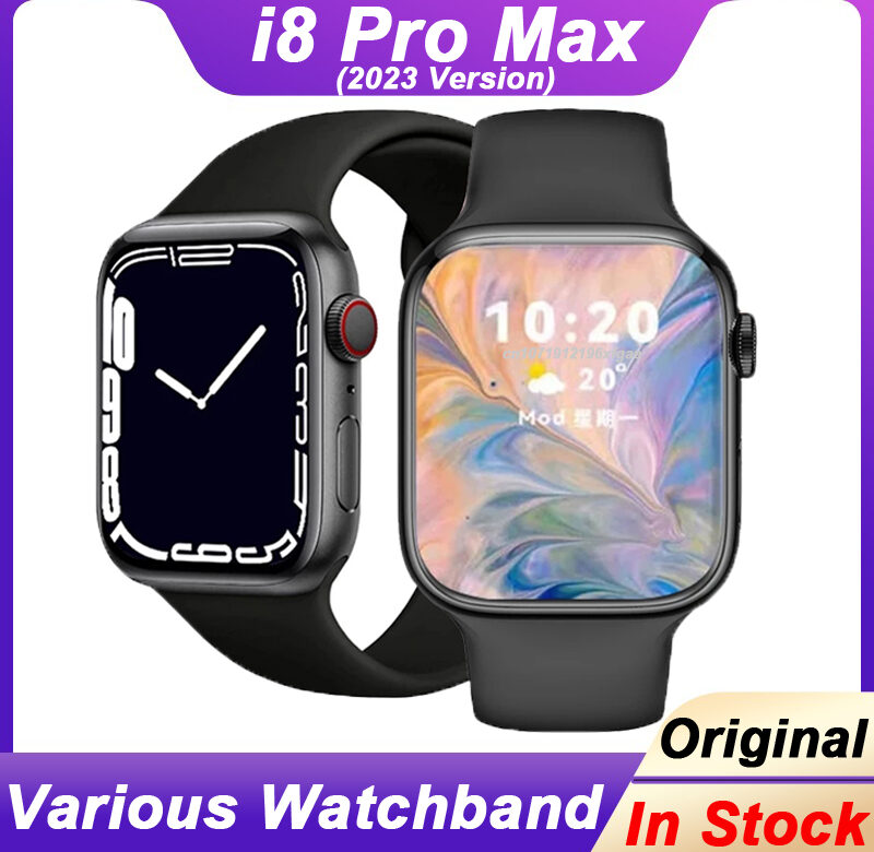 Chytré hodinky 2023 Nové i8 Pro Max Bluetooth Volání Muži Ženy Sport Fitness Smartband Doprava zdarma Chytré hodinky Series 8 PK i7 Pro Max