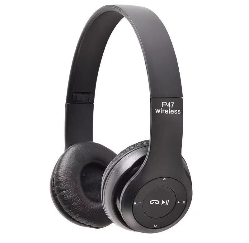 Stereofonní sluchátka P47 Headset 5.0 Bluetooth Headset Skládací bezdrátová sportovní herní sluchátka řady P