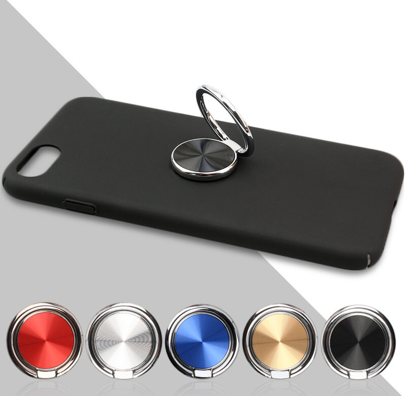 Univerzální prstencový držák na telefon otočný o 360 stupňů ultratenký stojánek na mini telefon Přenosný držák na tablet Podpora telefonu do auta