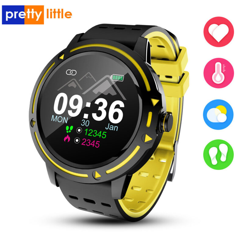 V5 Smart Watch Muži Vodotěsná obrazovka Monitor srdečního tepu Krevní tlak SmartWatch Sports Fitness Tracker Krokoměr spánku