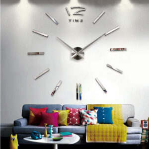 prodej nástěnné hodiny hodinky hodiny 3d diy akrylové zrcadlové samolepky Living Room Quartz Needle Europe hodiny doprava zdarma