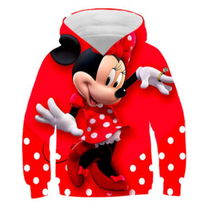 1-14 let Mickey Minnie Mouse Mikiny Podzimní a jarní Dlouhé rukávy Topy s kapucí Oblečení Dívčí Disney Mikiny Kostýmy