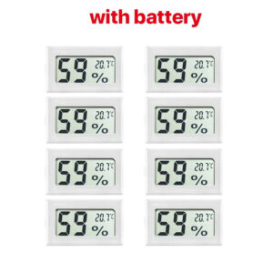 1/4/8/16/24ks Mini LCD digitální teploměr Vlhkoměr Vnitřní pokoj Pohodlný měřič teploty a vlhkosti Snímač