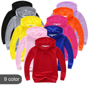 12 barev podzimní jarní kabát Chlapci Dívčí Oblečení Dětské s kapucí Jednobarevné Mikiny Dětské svetry Topy Novinka