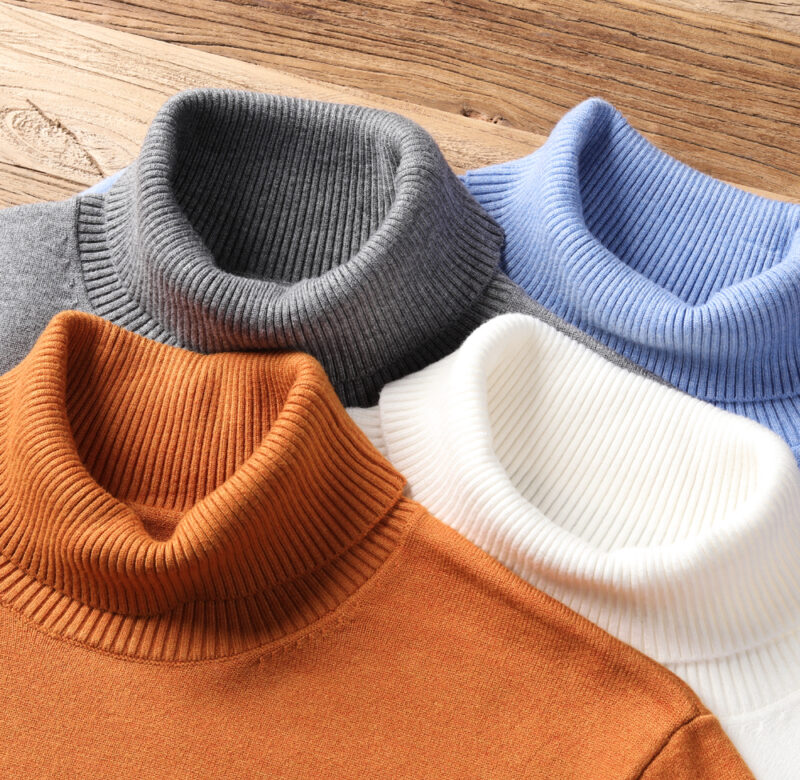 nový podzimní zima pánský teplý rolák vysoce kvalitní móda ležérní pohodlný svetr tlustý svetr pánská značka