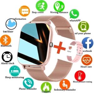 Nové Dámské chytré hodinky Bluetooth Call pro muže Přizpůsobení ciferníku 1,69 HD Full Touch Screen Módní Dámské Chytré hodinky Žena
