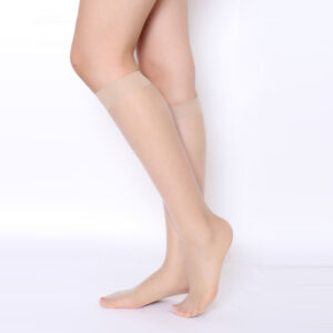 5 párů=10ks Letní průhledné tenké punčochy Nylonové Dámské dámské ponožky nad kolena pro ženy Punčochy Sexy černá barva pleti