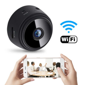 A9 Mini kamera de Surveillance IP WiFi HD 1080p Mikrofonní registrátor vokální bez souboru, Verze nocturne