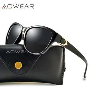 AOWEAR Dámské polarizační vintage sluneční brýle pro ženy Módní Stínidla do zrcátka Sluneční brýle Dámské Brýle pro řidiče Gafas De Sol Mujer