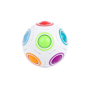 Antistresová kostka pro úlevu od stresu Puzzle s duhovým míčem Fotbal Kouzelná kostka Zábavná ruční hra Hlavolam Vzdělávací hračky