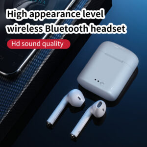 Skutečná bezdrátová sluchátka Bluetooth 5.0 mini s nabíjecím boxem Vodotěsná sluchátka Ovládání hlasitosti Mini TWS sluchátka pro sport