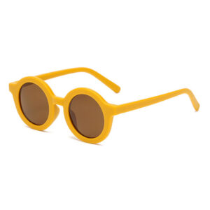 Chlapec dívka roztomilé dítě módní dětské retro kulaté sluneční brýle UV ochrana Klasické dětské sluneční brýle