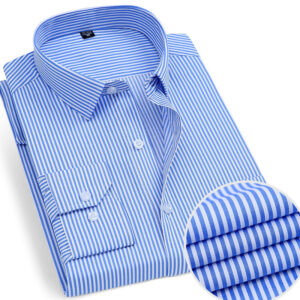 Obchodní košile Pánské s dlouhým rukávem Podzim Jaro Móda Jednobarevné Ležérní Formální Bílá Pracovní Kancelář Jednoduché Základní značkové Mužské oblečení