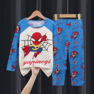 Děti Comfort Milk Hedvábí Ajamas Sady Chlapci Dívka Oblečení na spaní Dvoudílná sada Dětský dárek Zvířátko Kreslený domácí oděv Pyžamové obleky