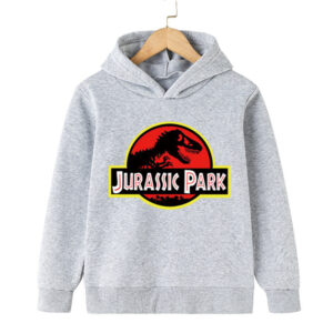 Children Jurassic World Dominion Print Hoodies Boys Sweatshirt Kids Clothes Funny Pullover Teen Girls 4-14 Years Baby Streetwear