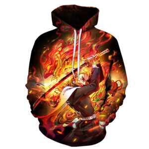 Demon Slayer Hoodies 3D Printing Anime Hoodie Long Sleeve Pullover Sweater With Hoody Children’s Clothing Winter New