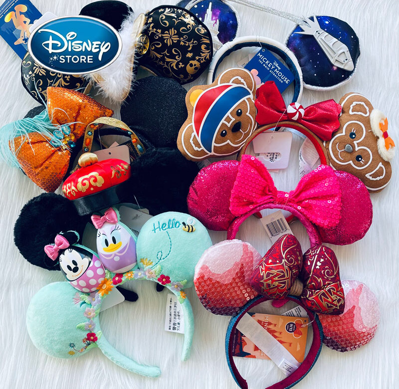 Disney Mickey Minnie Čelenka do uší Velikonoční vajíčka Obruč do vlasů Cosplay Čelenka do vlasů Disneyland Flitry Dívka s velkou mašlí Ozdobte čelenku