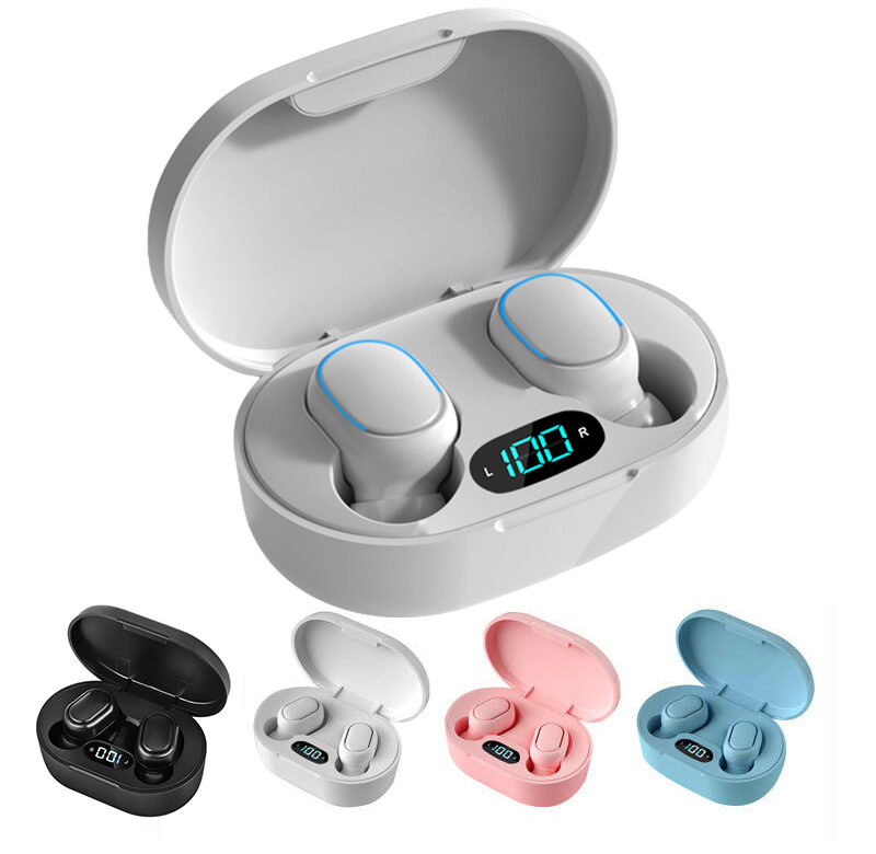 Bezdrátová sluchátka E7S TWS Bluetooth sluchátka Ovládání Sportovní sluchátka Vodotěsný mikrofon Hudba Sluchátka Funguje na všech chytrých telefonech