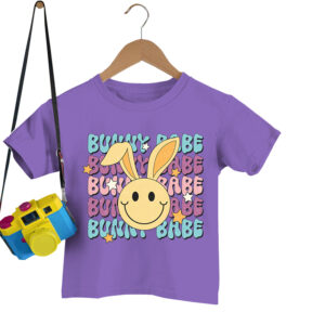 Velikonoční zajíček Dětské oblečení Kreslený Animal Smile Dětská trička Letní O-neck Chlapci Dívčí Trička Y2k Velikonoční oblečení pro miminka