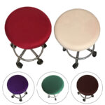Elastický kulatý potah na židli Spandex Snímatelné elastické potahy na sedačku Domácí strečový potah na kávovou židli Potah na kuchyňskou barovou stoličku