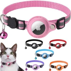 Pro Apple Airtag Case Obojek pro kočky se zvonem Reflexní Nylonový obojek Pro psa GPS Finder Proti ztrátě polohy Tracker Produkty pro domácí mazlíčky