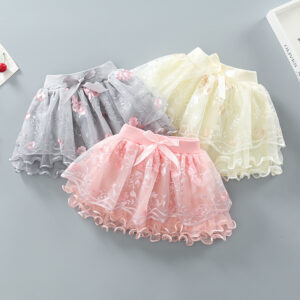 Dívčí síťované sukně Tutu Dětské sukně Nový styl nafouklé sukně Four Seasons Princess Cake sukně KF1064