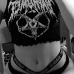 Gotické pletené Punk Černá tílka Mall Goth Grunge Kozí potisk Harajuku Ženy Crop Tops Skinny Streetwear bez rukávů