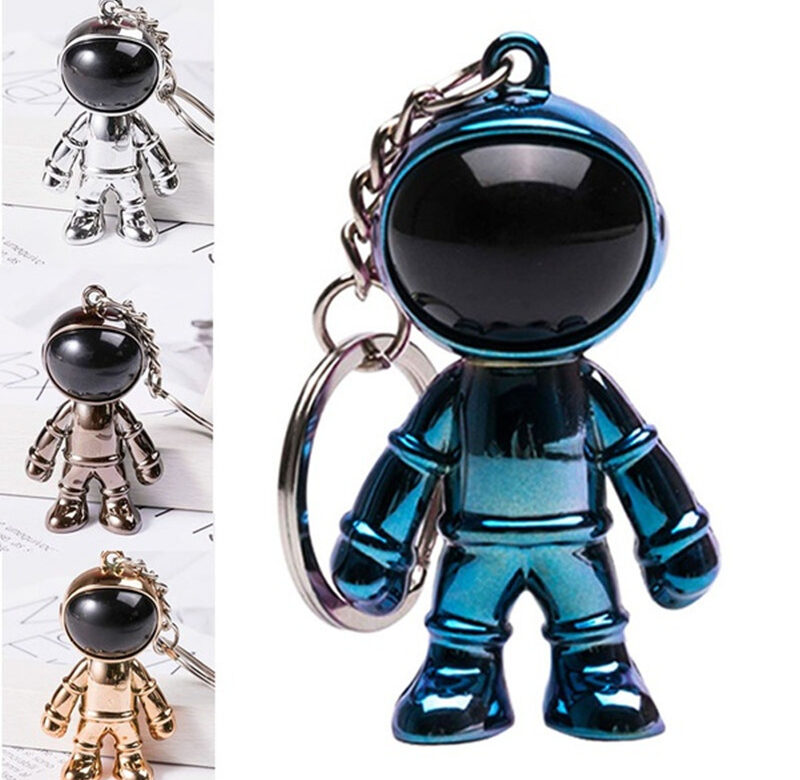 Ručně vyráběná 3D klíčenka Vesmírný robot Astronaut Astronaut Man dárek
