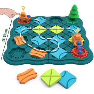 Dětské hračky STEM Stolní hry Chytrý Logický Stavitel silnic Hlavolamy Hlavolamy Kluci Dívky Vzdělávací Montessori Dárky Ve věku 3+