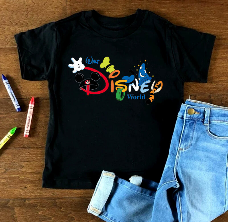 Dětské tričko Disney Cartoon Mickey Minnie Dívčí topy Kostým Letní móda Ulzzang Dětské tričko s krátkým rukávem Chlapec Oblečení